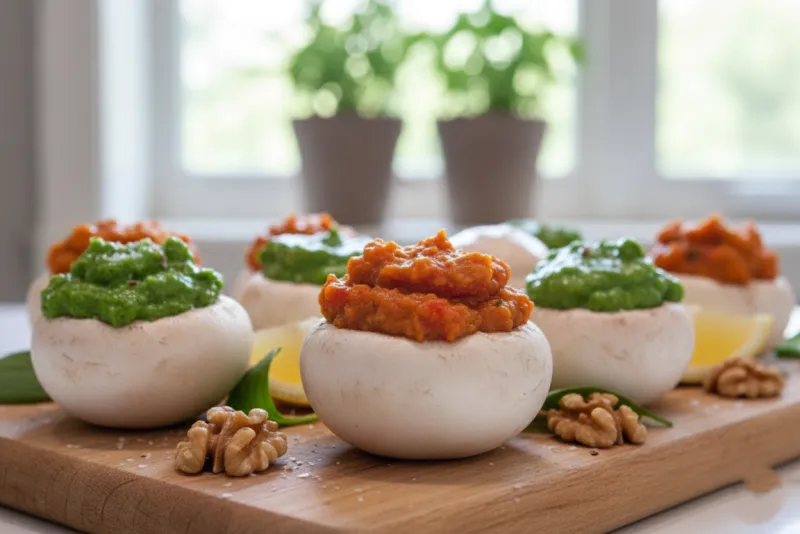 Champignons aux 4 sauces