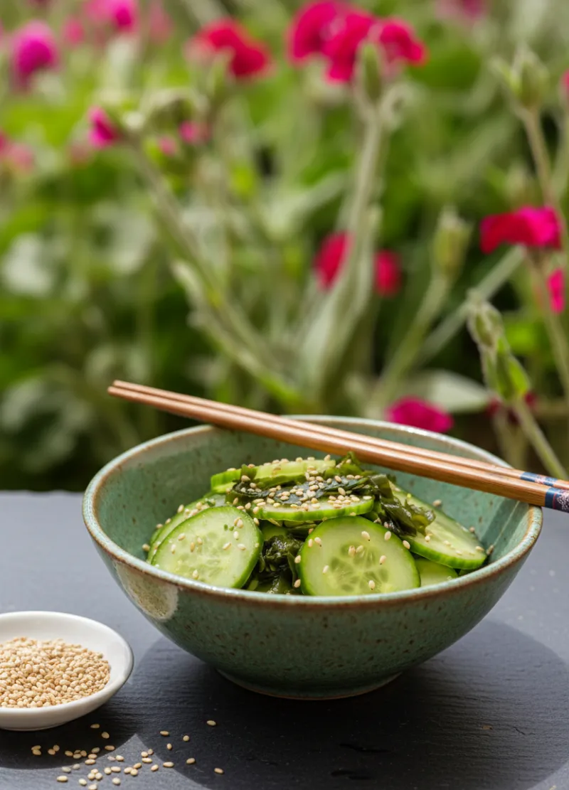 Concombre aux algues